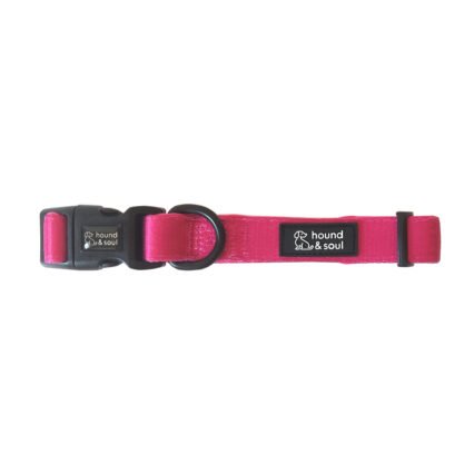 Adjustable Dog Collar - Pop Pink
