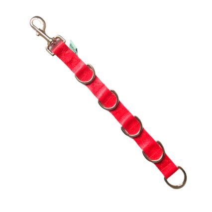 Dog Grooming Extender Five Ring Red