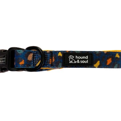 Adjustable Dog Collar - Forest Leopard
