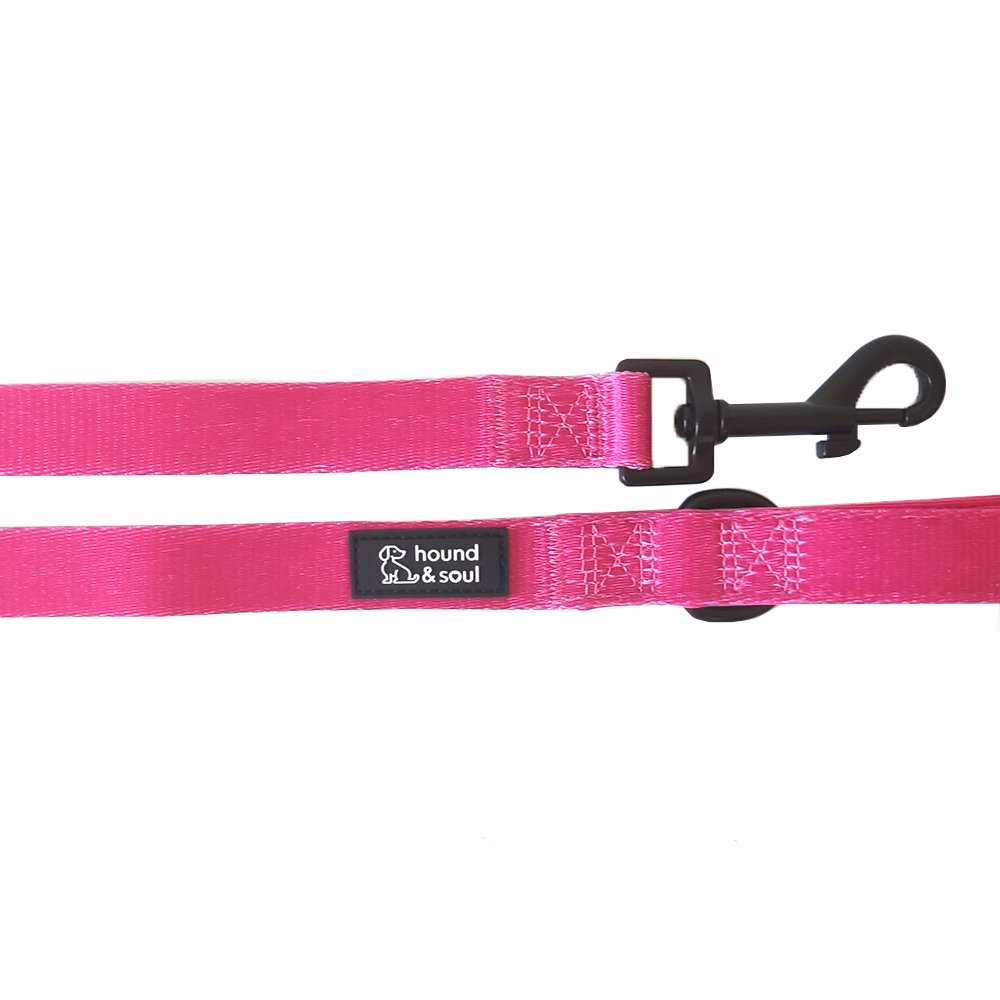 Adjustable Dog Harness Set - Pop Pink - Image 3