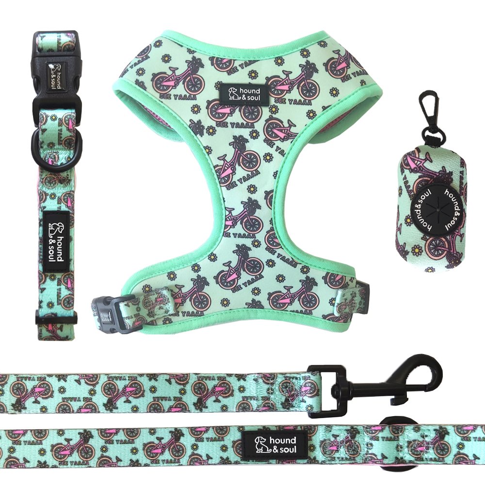 Adjustable Dog Harness Set - On Ya Bike