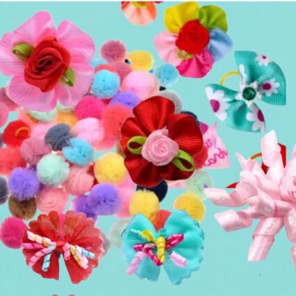 100 Pack of Pretty Hair Bows