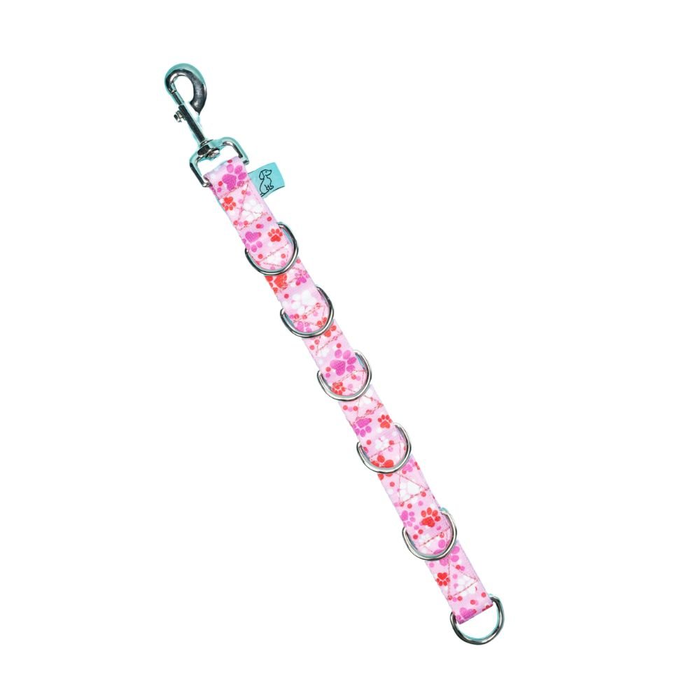 Dog Grooming Extender Six Ring - Pink Paw