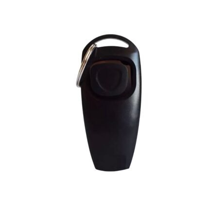 2 in 1 Dog Training Clicker with Whistle - Black