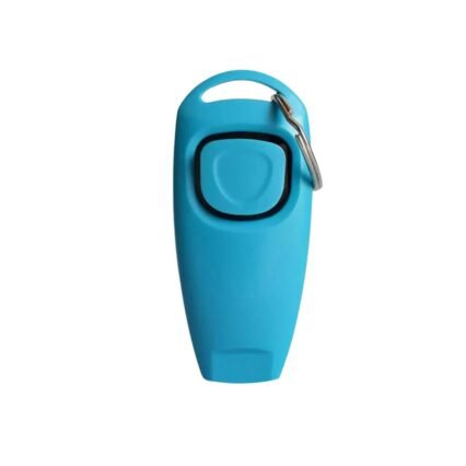 2 in 1 Dog Training Clicker with Whistle - Blue